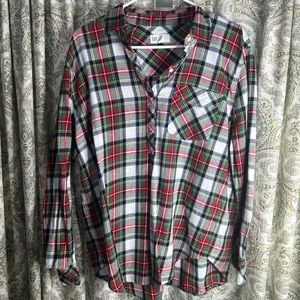 Gap - Boyfriend cut flannel shirt